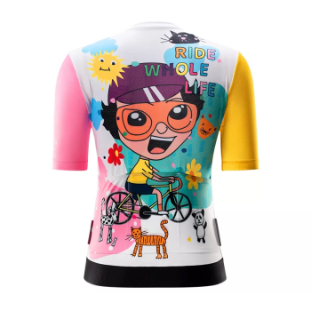 Preview: ROCKBROS | Damen Kurzarm Radtrikot – Atmungsaktive Fahrradbekleidung, Cycling Jersey für den Sommer